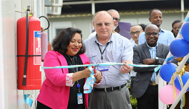 Ribbon cutting