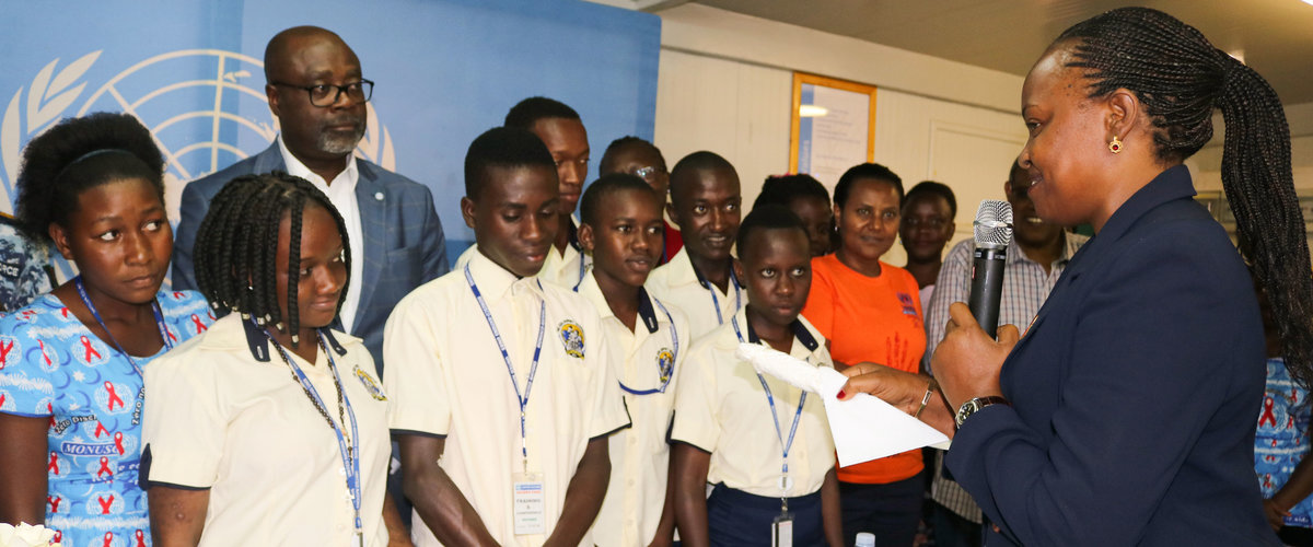 World Aids Day 2019 RSCE Paulin Djomo Teenagers