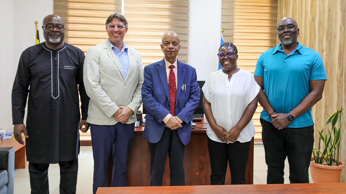 A group photo of UN Field Staff Union Entebbe Committee with the USG Mr. Khare and Director RSCE, Mr. Djomo. A group photo of UN Field Staff Union Entebbe Committee with the USG Mr. Khare and Director RSCE, Mr. Djomo.