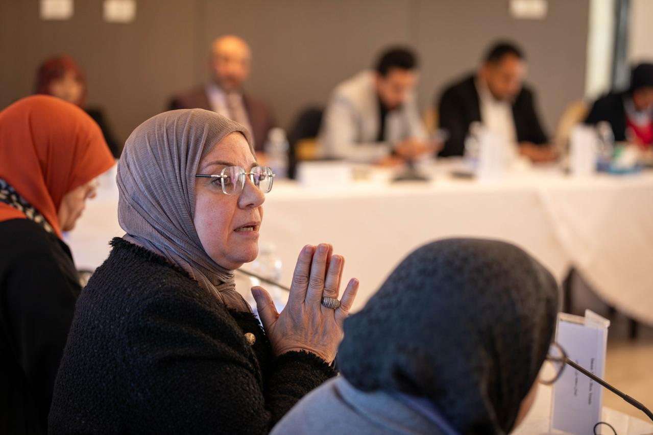 Deliberations among members of the Governance track in the Structured Dialogue