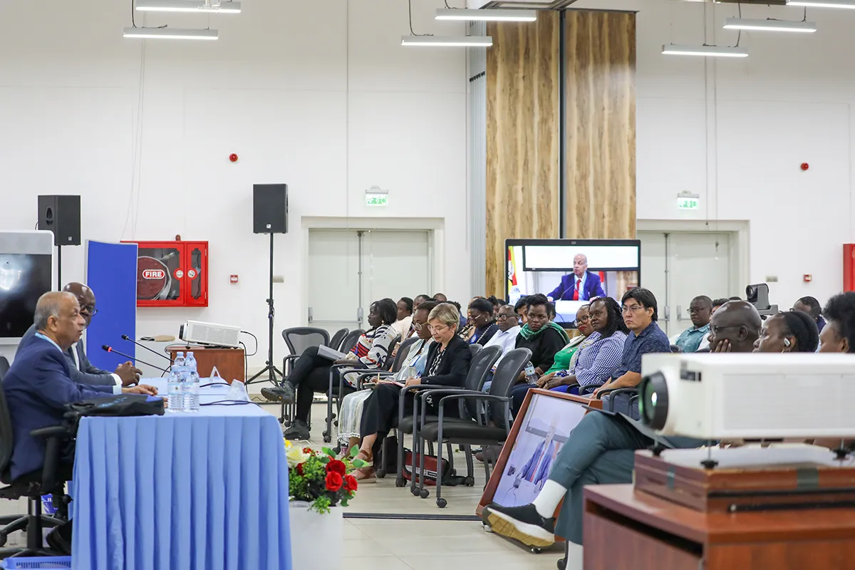 A section of staff members during the townhall meeting. A section of staff members during the townhall meeting.