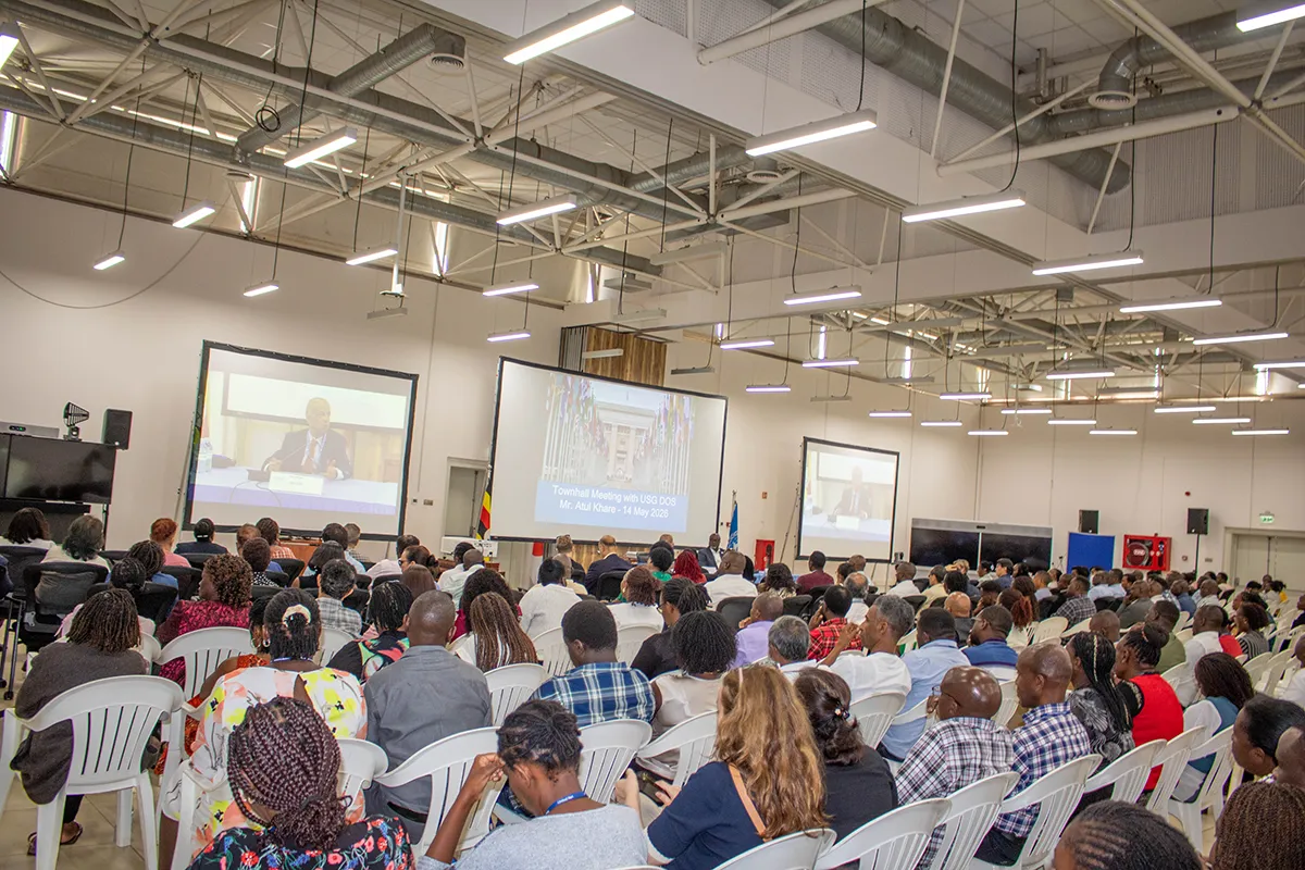 A section of staff members during the townhall meeting. A section of staff members during the townhall meeting.