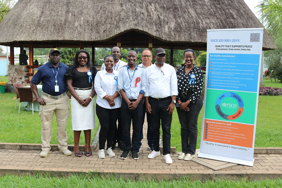 Group photo featuring members of the Legal, Audit and Risk Response Management Unit (LARRMU) and some members of RSCE staff Group photo featuring members of the Legal, Audit and Risk Response Management Unit and some members of RSCE staff