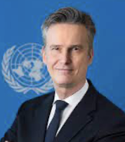 Hervé Lecoq, Deputy Head of Mission and the Director of Division for Political and Civil Affairs DHoM Hervé Lecoq