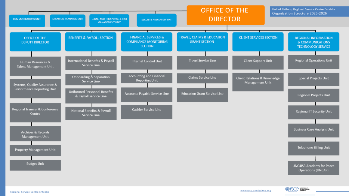 RSCE Organization Chart