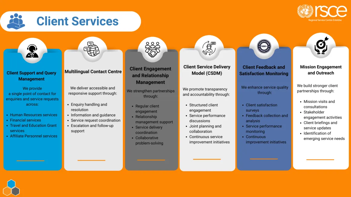 RSCE Client Services Infographic
